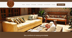 Desktop Screenshot of hotelpousadasantarita.com.br